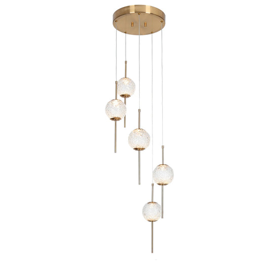Modern Brass Chandelier For Dining Room Ha05050P5 - LNC Home