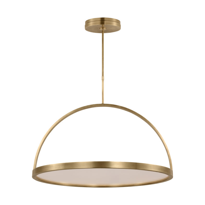 Cerne Large & Contemporary Chandelier Kwch190Nb Natural Brass by Visual & Comfort & Co