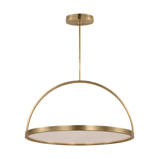 Cerne Large & Contemporary Chandelier Kwch190Nb Natural Brass by Visual & Comfort & Co