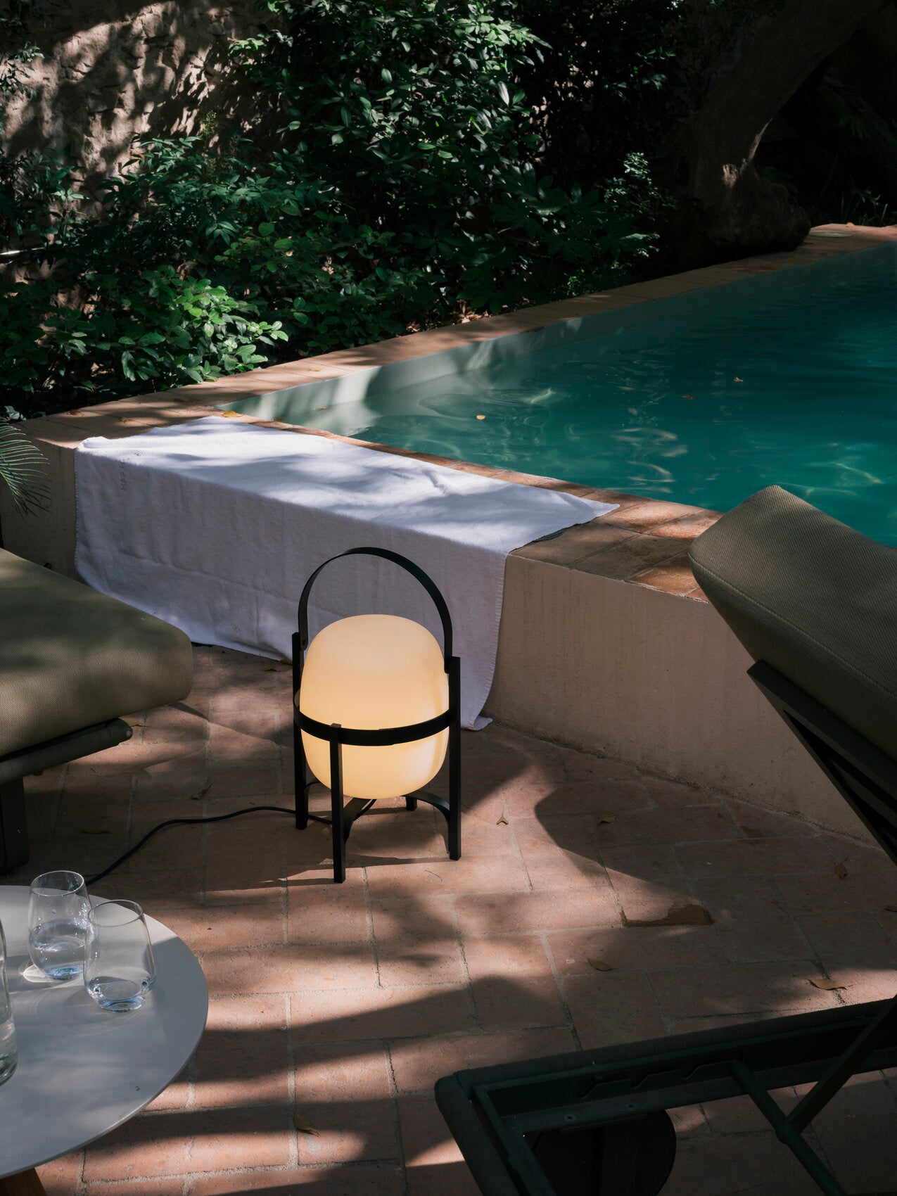 Santa and Cole Cesta Table Lamp: Outdoor Edition