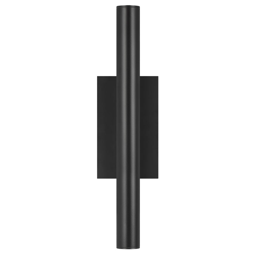 Chara 16 Black Outdoor LED Wall Sconce by Visual & Comfort & Co