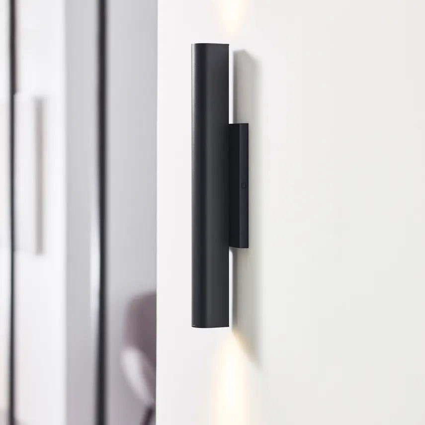Chara 16 Black Outdoor LED Wall Sconce by Visual & Comfort & Co