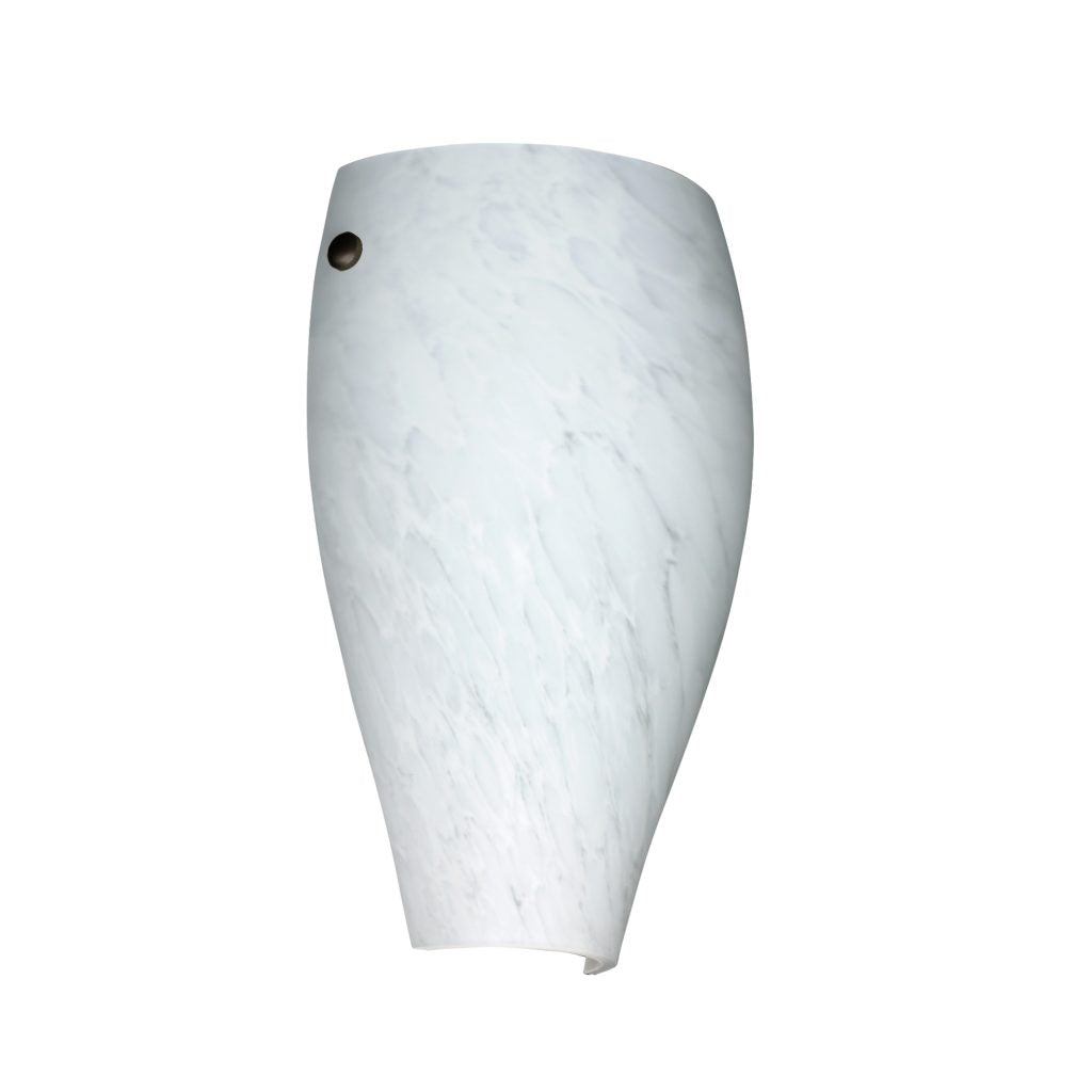 Contemporary Carrer glass diffuser designed for residential and hospitality lighting