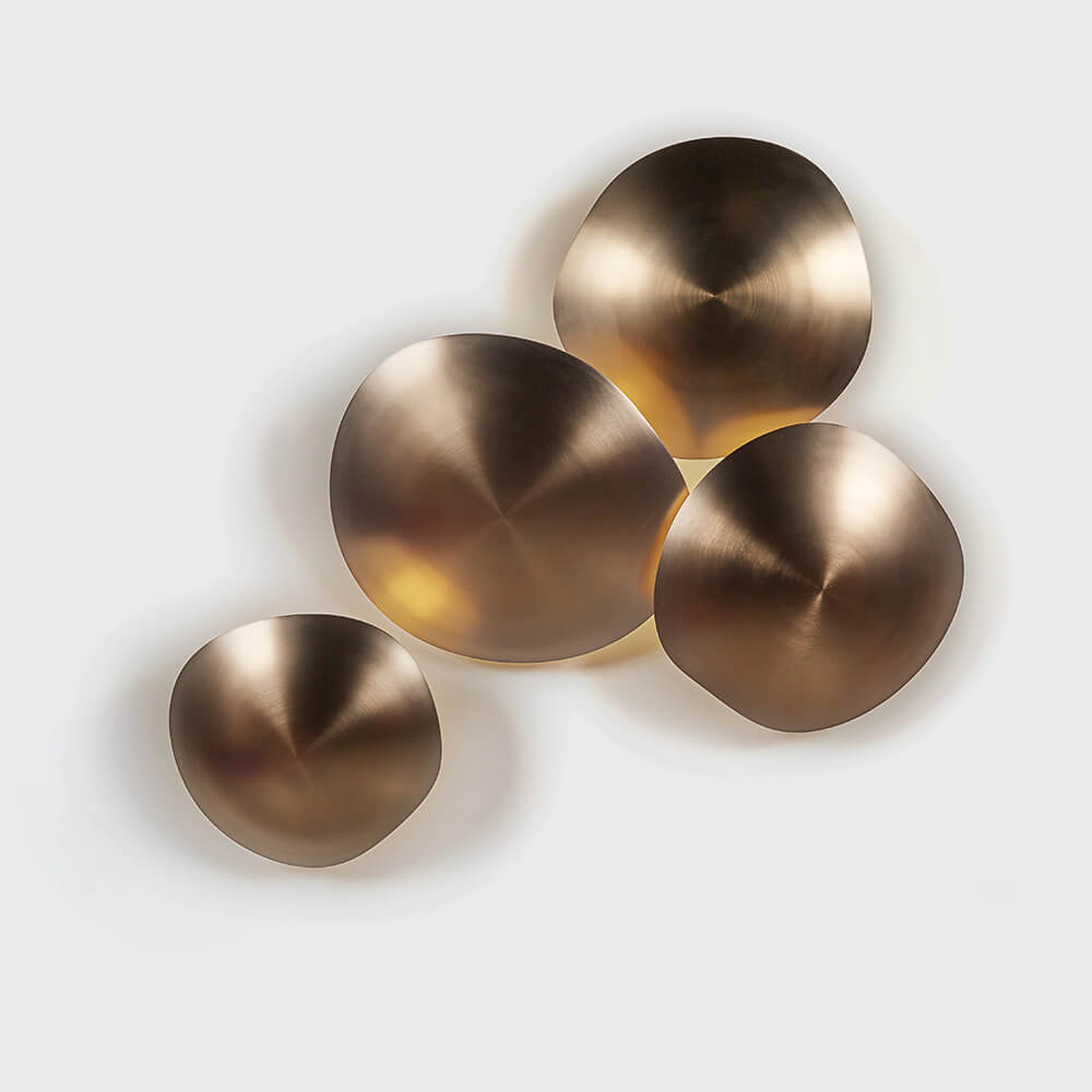 Chestnut single LED wall and ceiling light by Viso in a lifestyle setting, view 3