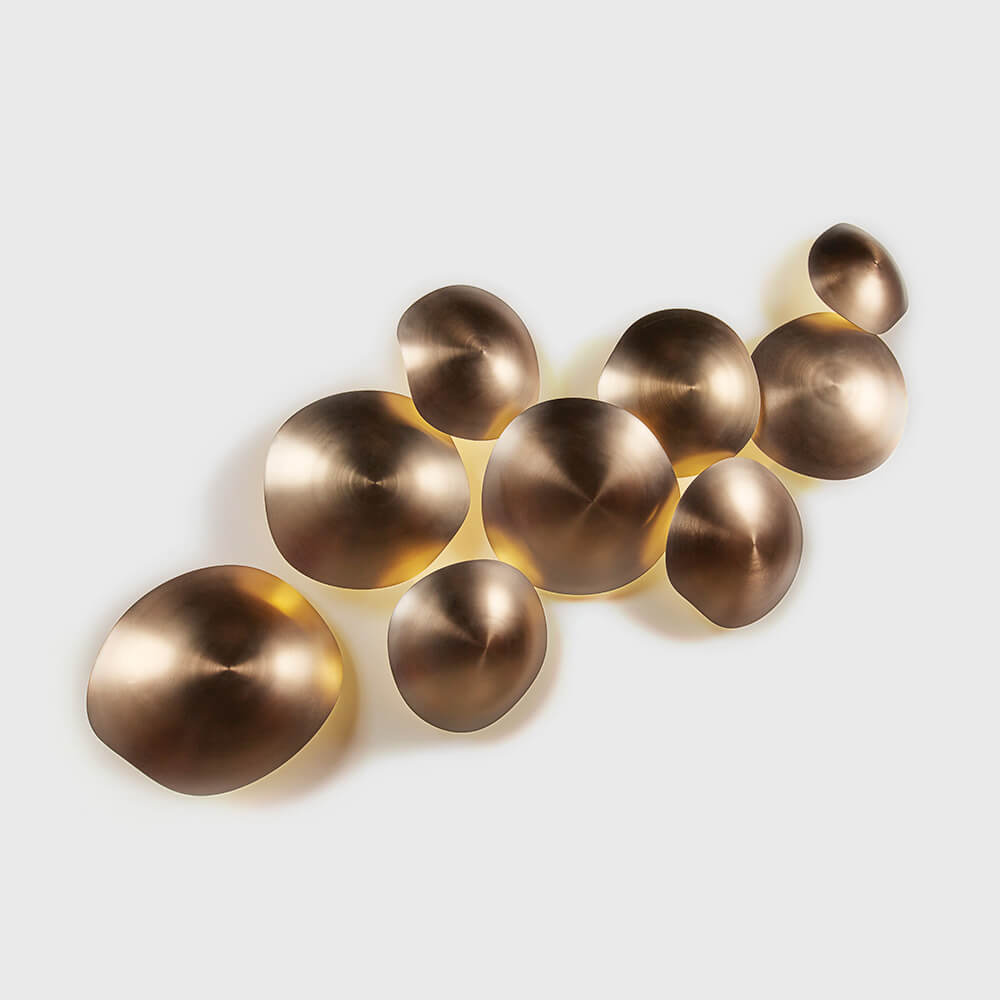 Chestnut Cluster cluster LED wall and ceiling light by Viso in a lifestyle setting, view 2