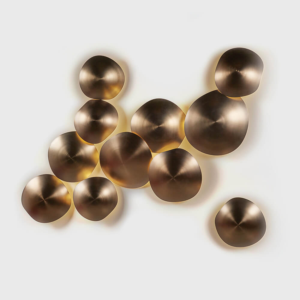 Chestnut Cluster cluster LED wall and ceiling light by Viso in a lifestyle setting, view 3