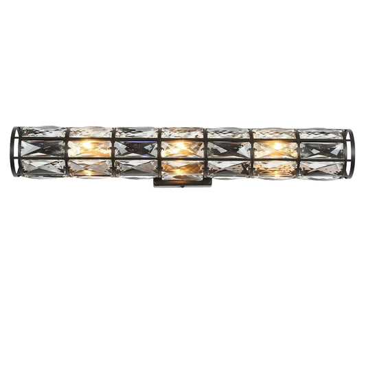 Phesonlaxy Glam Black Crystal Sconce Ha04821W3 - LNC Home