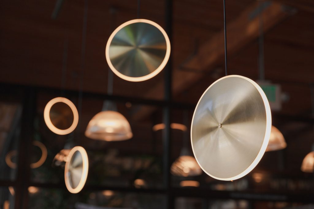 Chrona Vertical Brass Led Pendant By Graypants