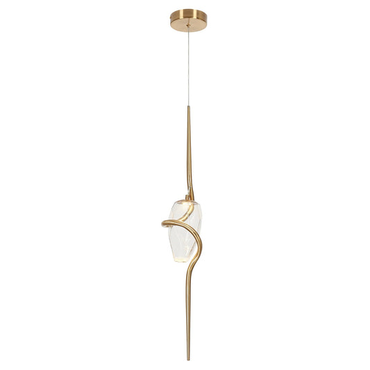 Chrysanthemum Brass Pendant Ha05182 - LNC Home
