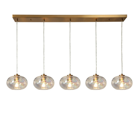 5 Globe Pendant Modern Brass Ha05096H5 - LNC Home