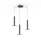 Pablo Designs Cielo Multi 3 Light Pendant Black - Black Canopy