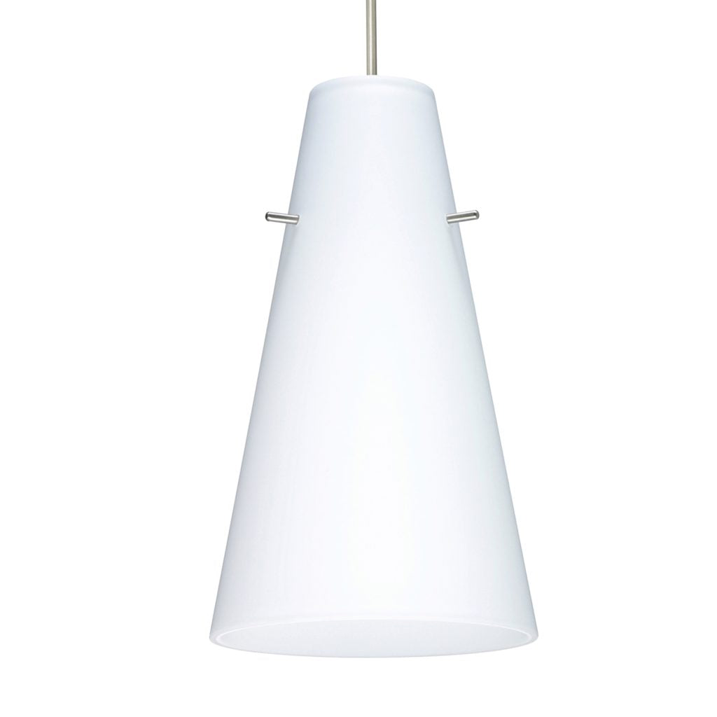 Warm opal matte glass lighting shade with contemporary design