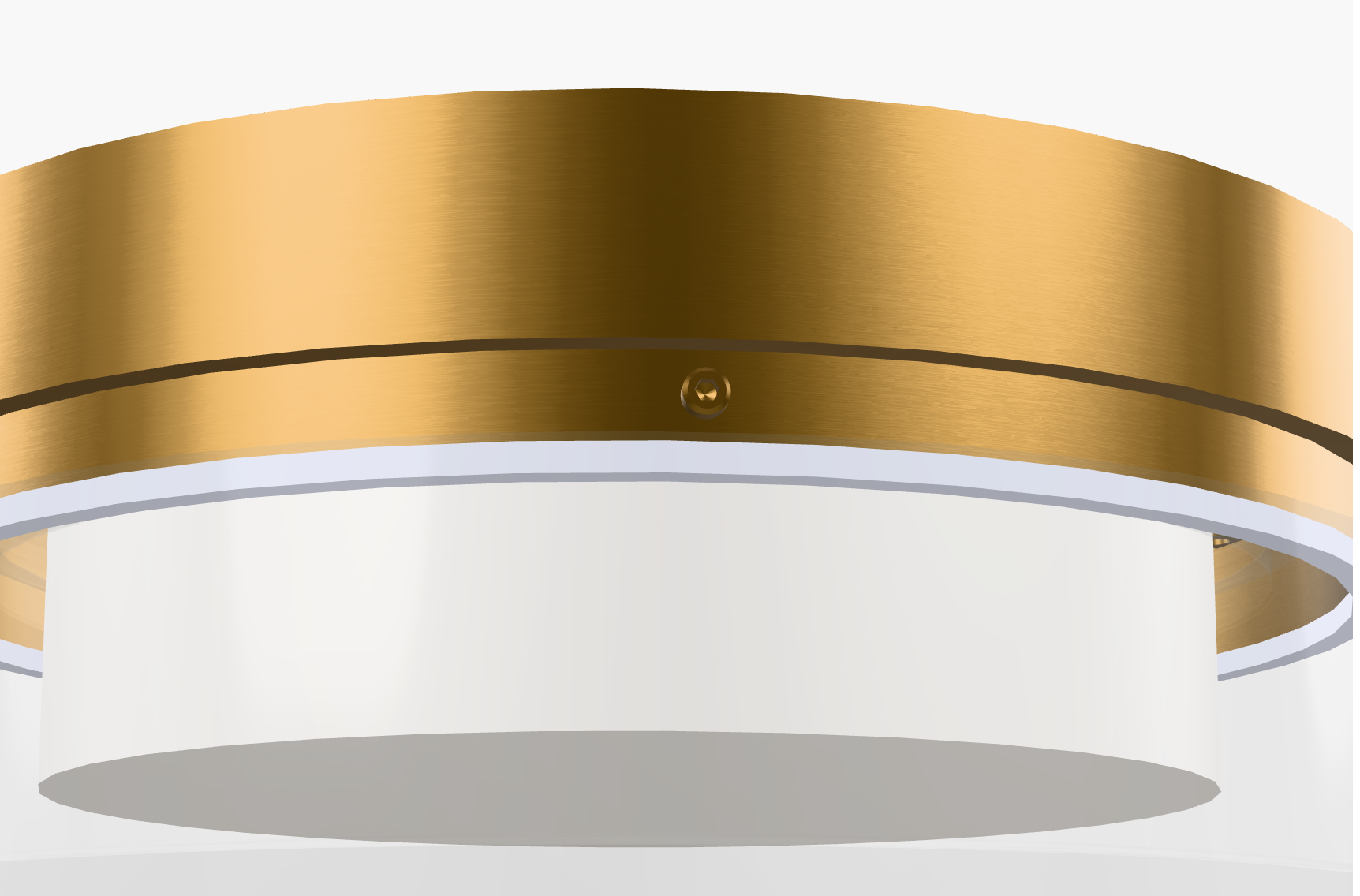 Cirque 6-inch Round Flush Mount Small by Visual & Comfort & Co