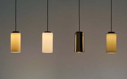 Cirio Cascada warm white LED pendant light with dimmable lighting for modern interiors glass options