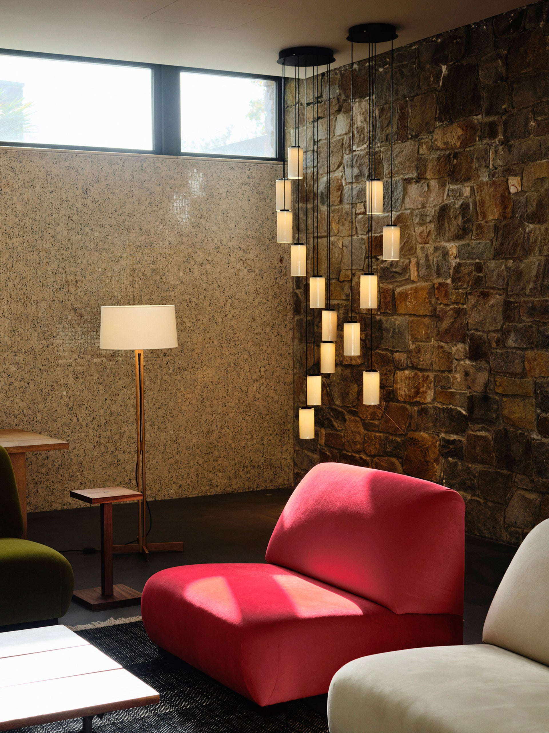 Modern Santa & Cole multi-pendant light for bedrooms, offices, dining rooms, and hotels