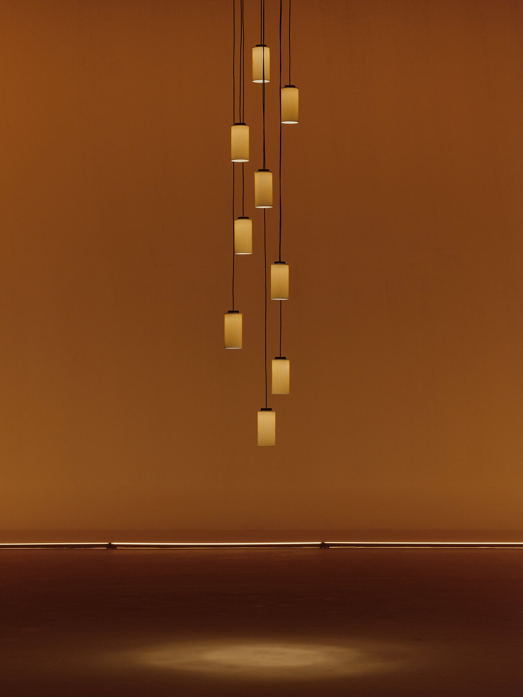 Cirio Cascada LED pendant light by Santa & Cole Spain designed for statement interior lighting
