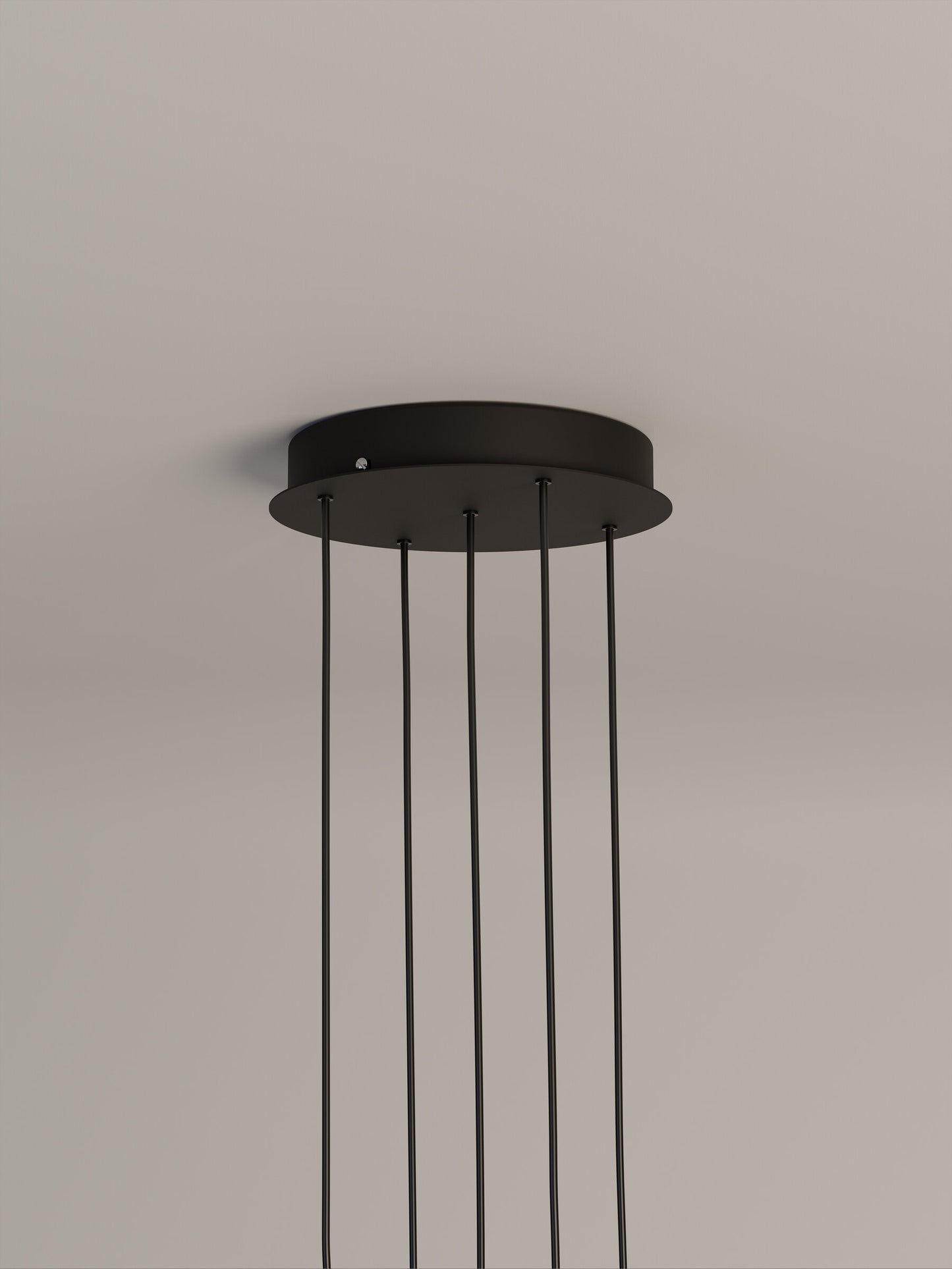 Cirio Cascada designer pendant lamp 5-light canopy by Antoni Arola for hotel lobbies and dining rooms