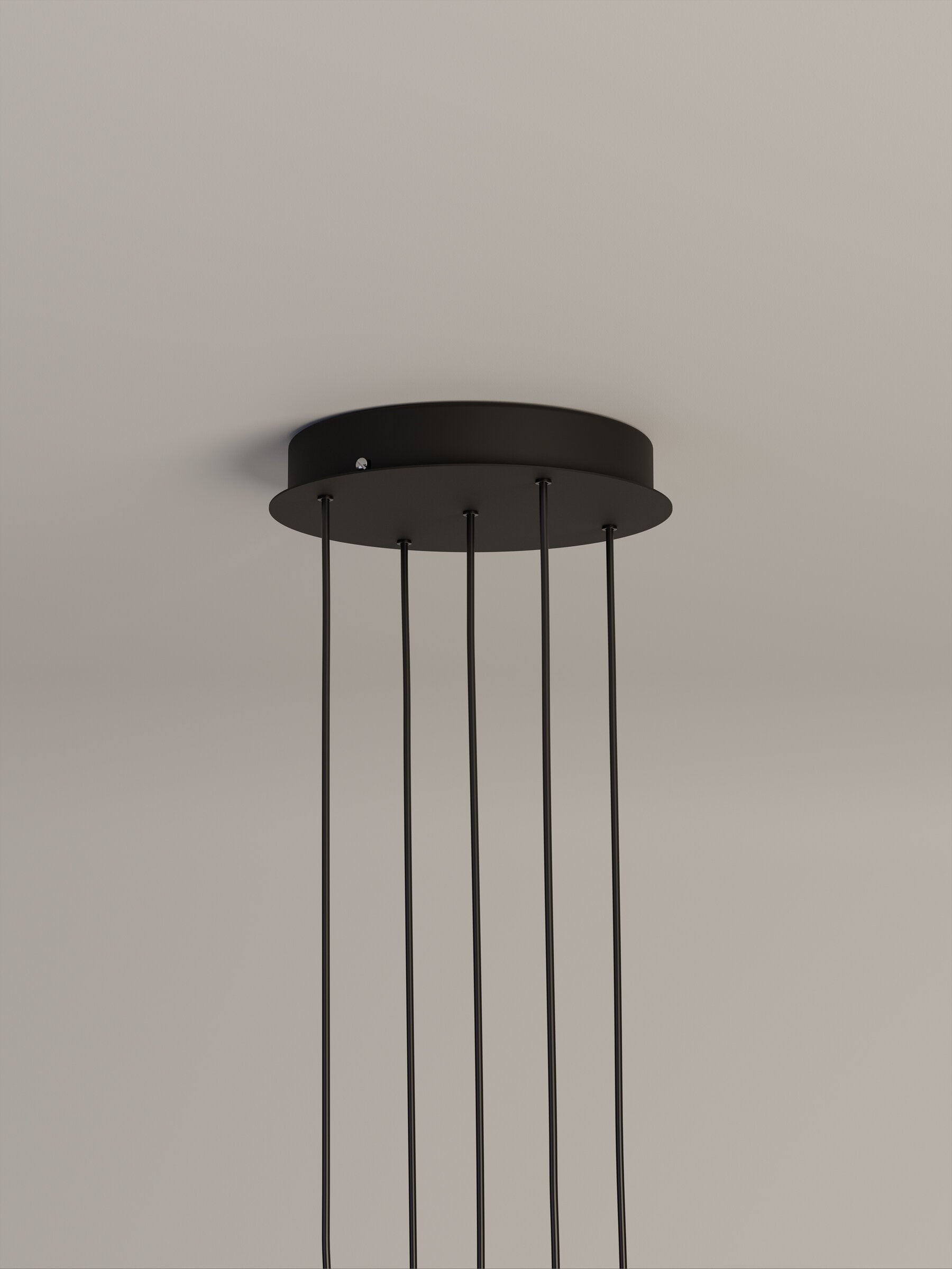 Cirio Cascada designer pendant lamp 5-light canopy by Antoni Arola for hotel lobbies and dining rooms