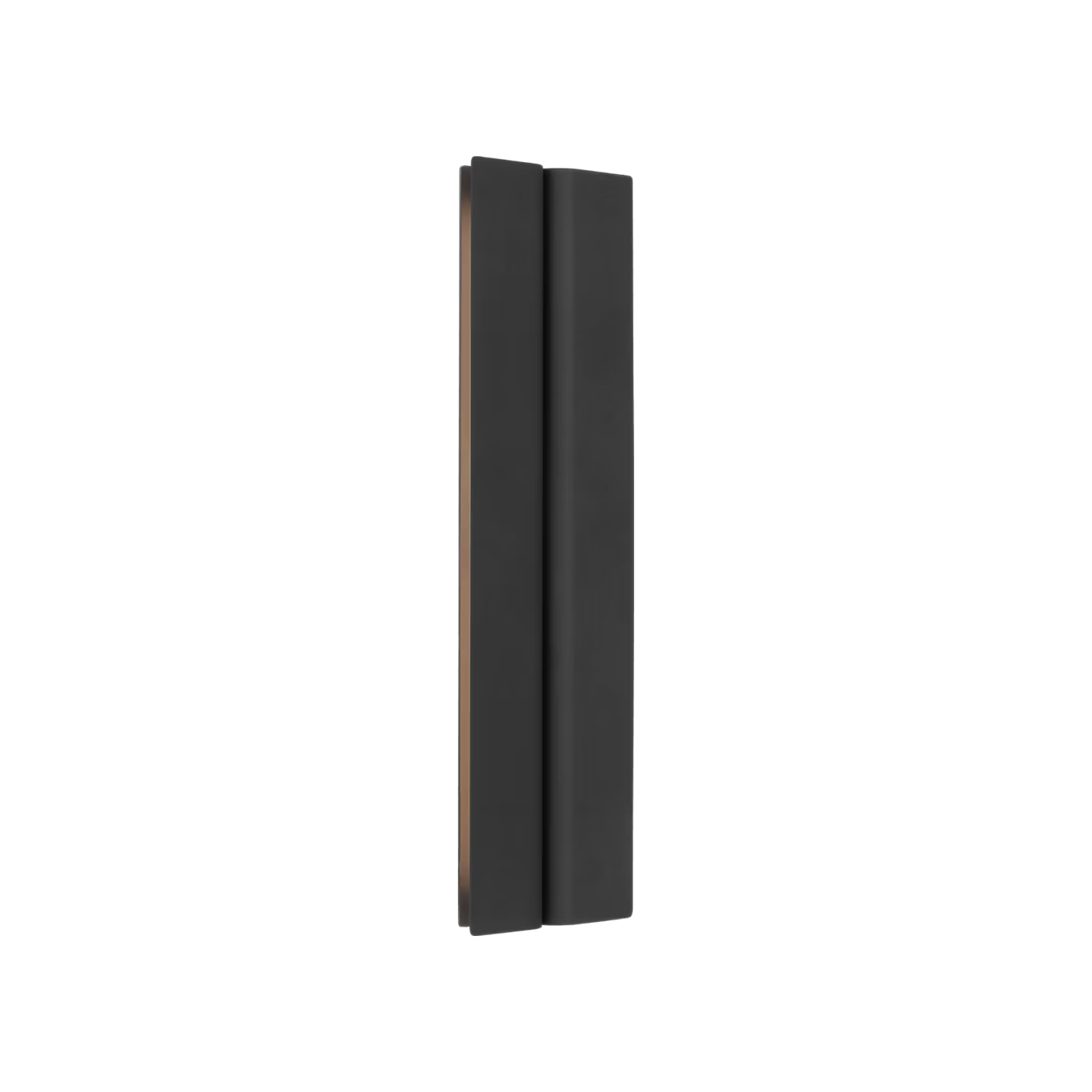 Cloak 18 Nightshade Black vanity light with soft warm 2700K illumination