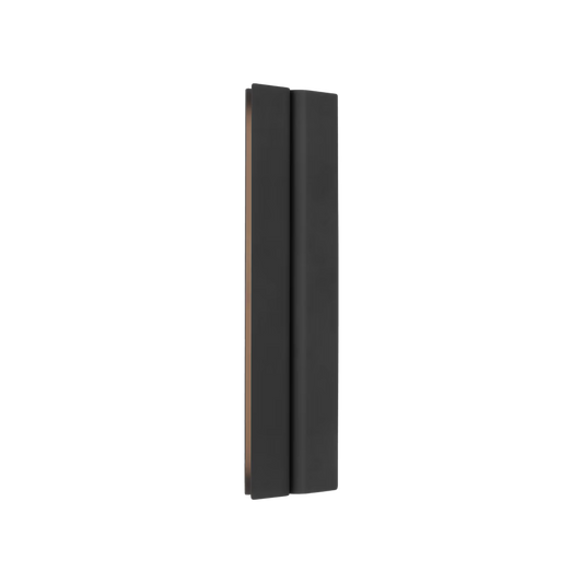 Cloak 18 Nightshade Black vanity light with soft warm 2700K illumination