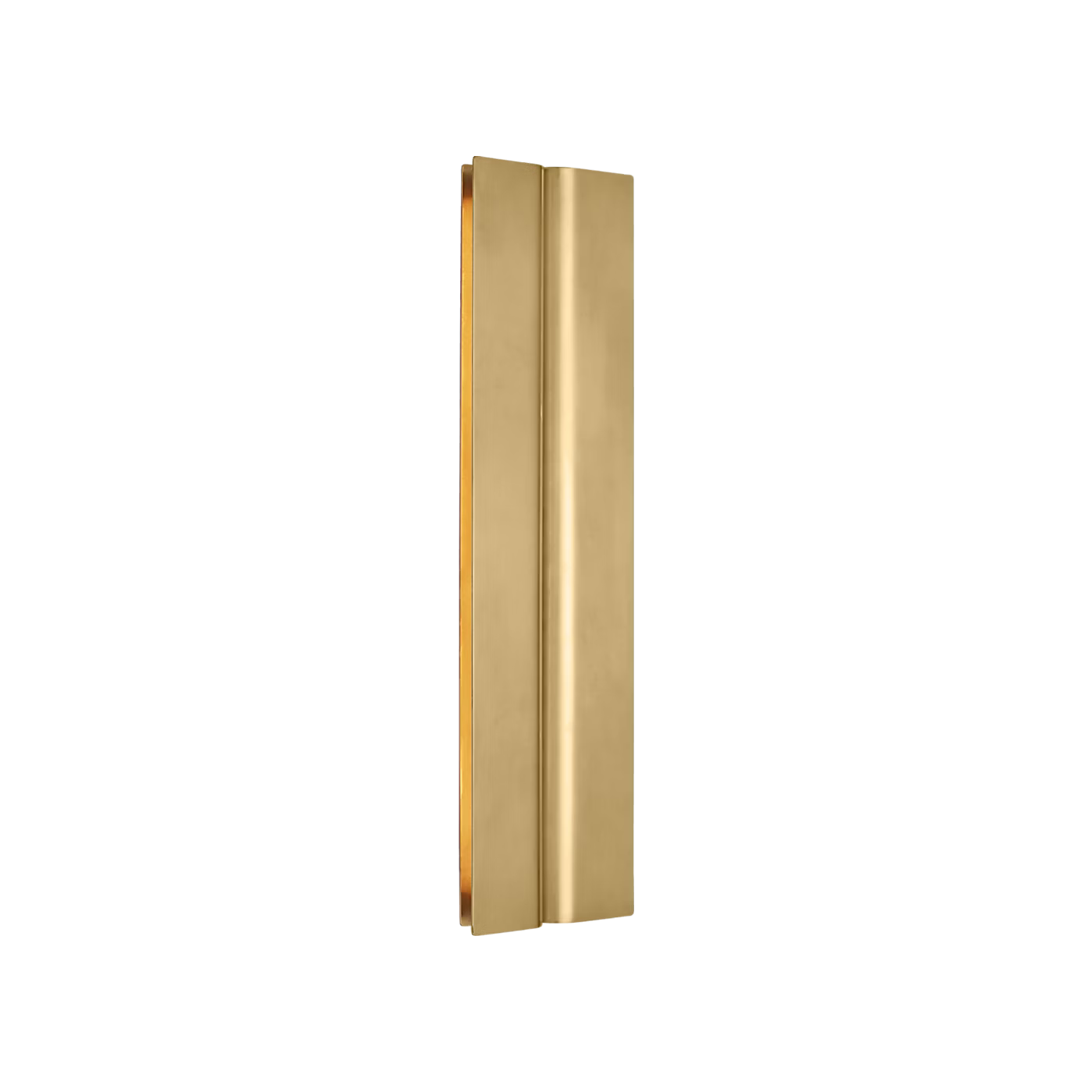Visual Comfort Cloak 18 LED vanity light antique brass bathroom fixture