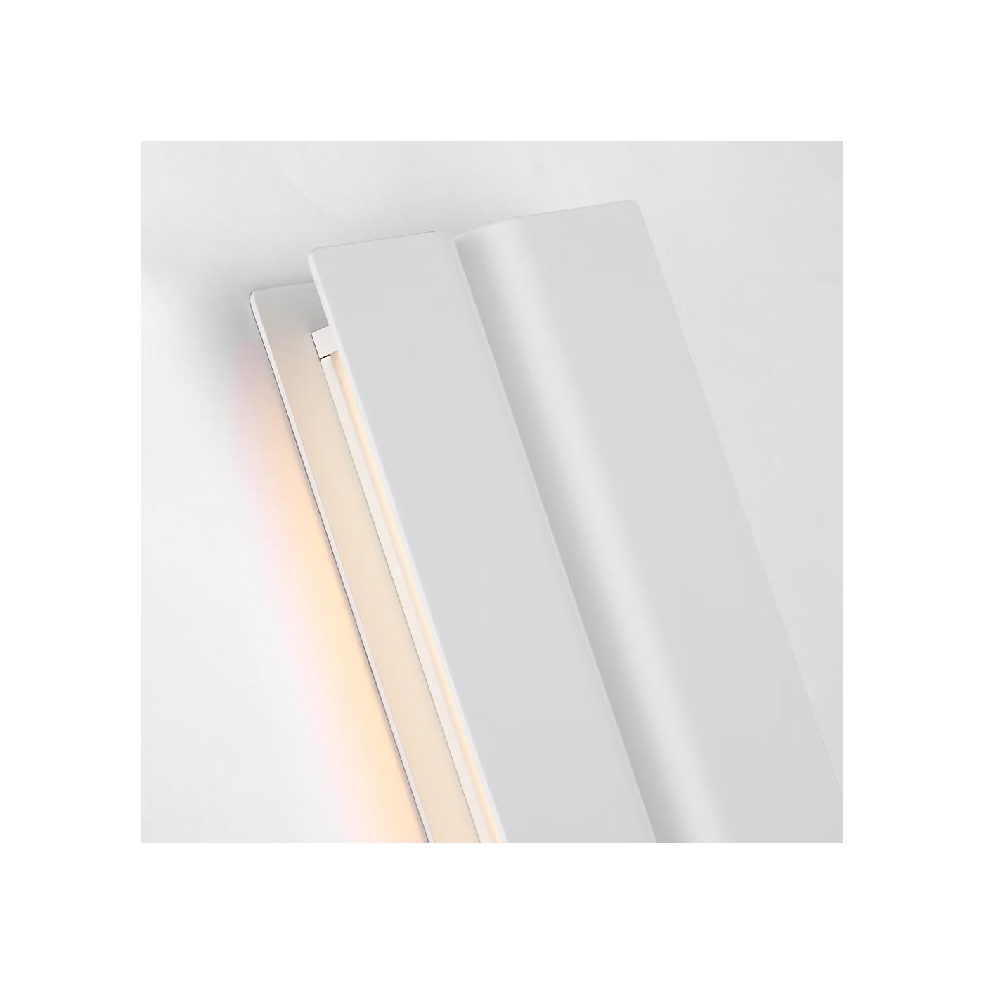 Cloak 18 vanity fixture in Matte White finish for modern interiors