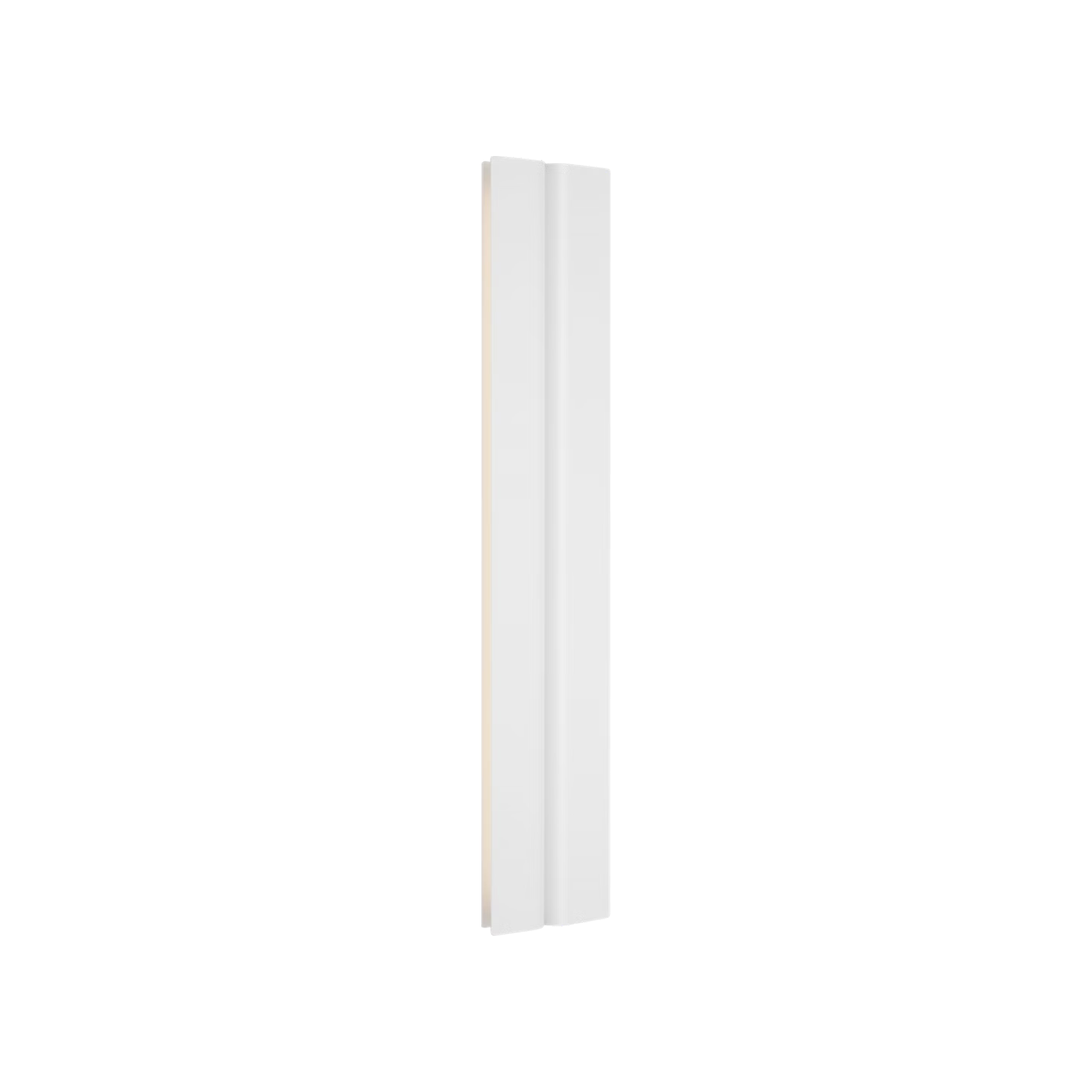 Cloak 24 inch LED vanity light in matte white finish by Visual Comfort