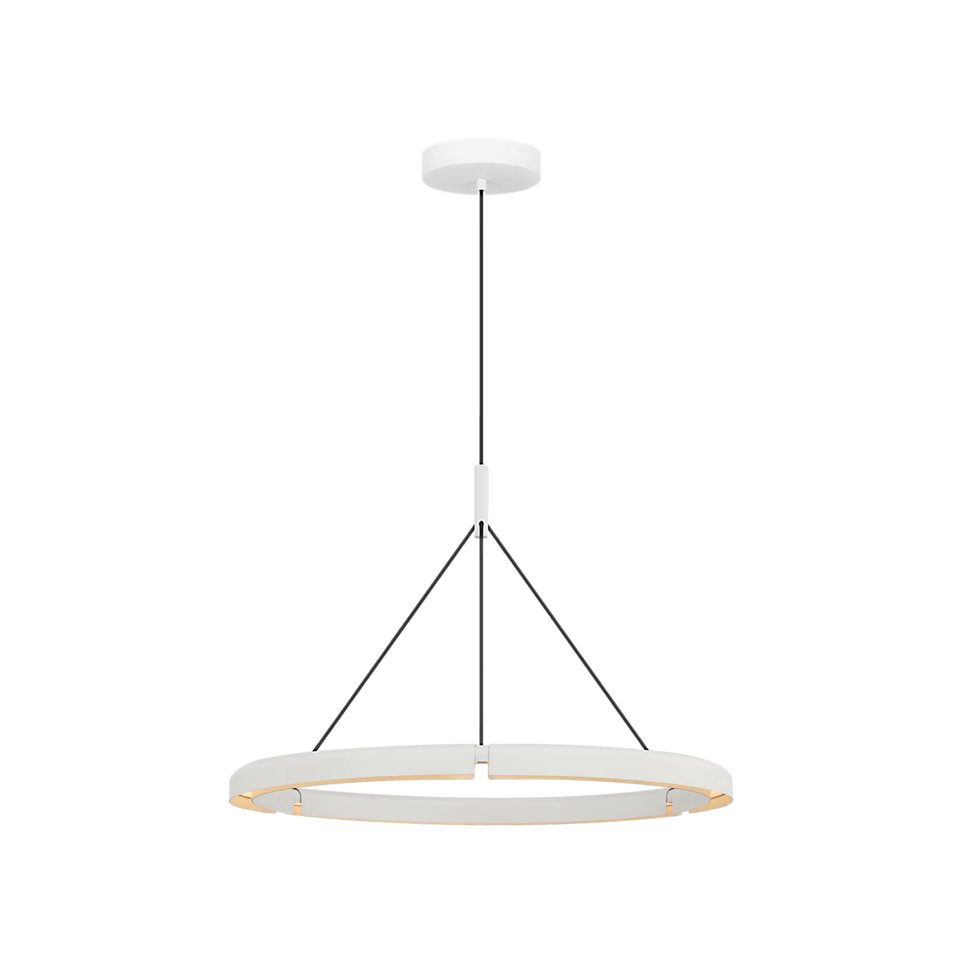 Peter Bristol Cloak 30 chandelier in Matte White for modern living room lighting