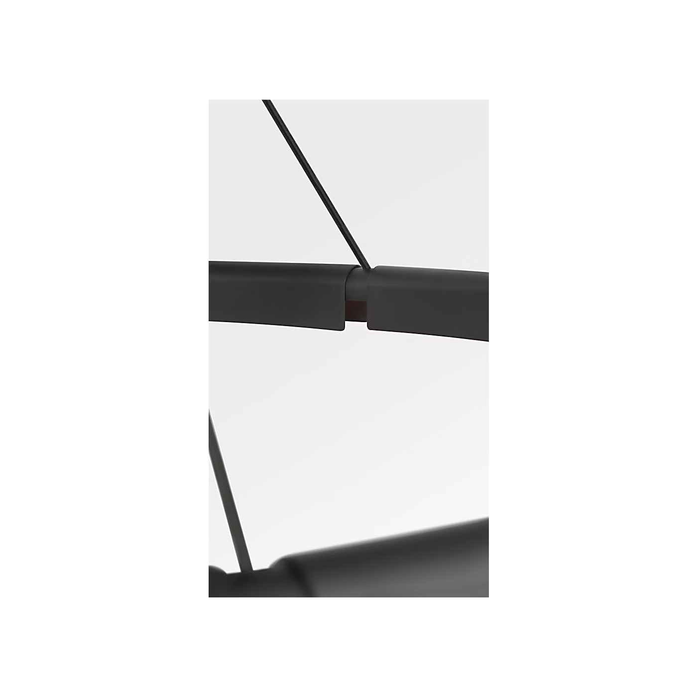 Visual Comfort Cloak 36 chandelier in Nightshade Black for luxury residential interiors