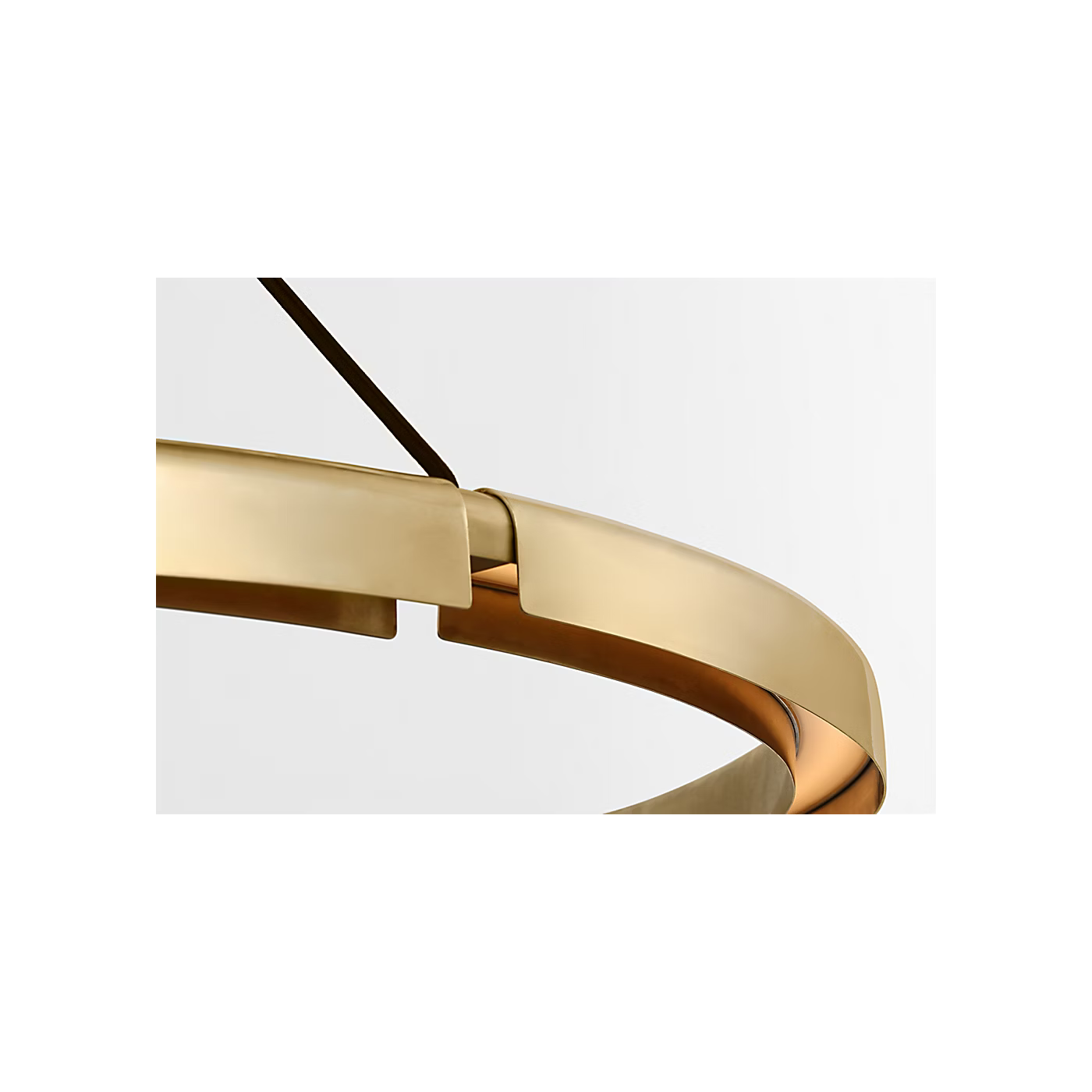 Contemporary bronze LED chandelier designed by Peter Bristol for modern homes