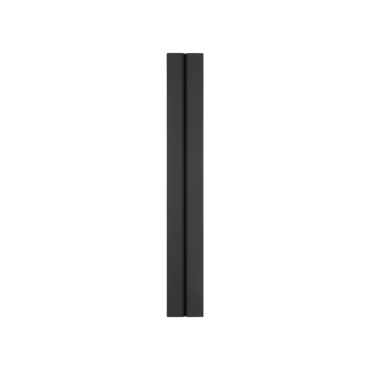 Minimalist black LED vanity light for luxury bathroom interiors