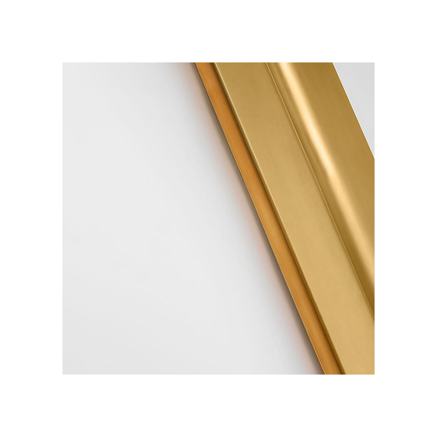 Dimmable brass vanity light with warm 2700K LED illumination