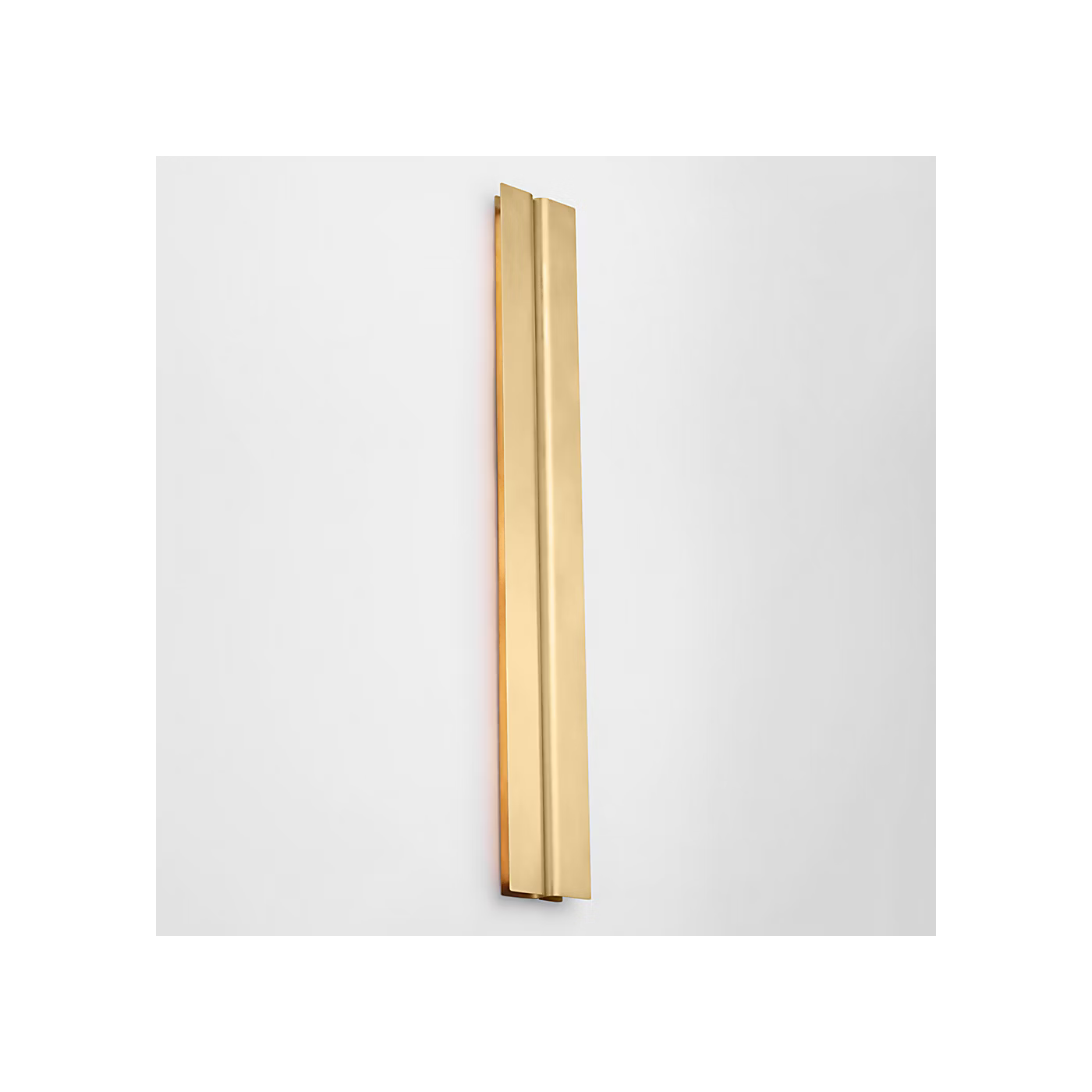 Modern architectural bathroom light in Hand Rubbed Antique Brass