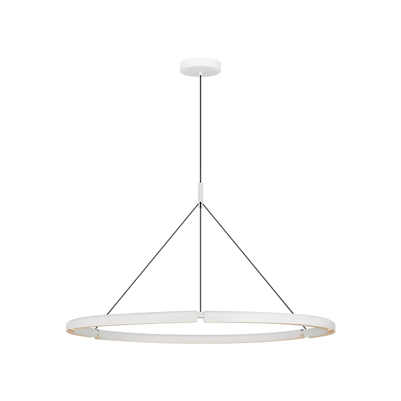 Cloak 48 by Visual Comfort features warm 2700K LED illumination and a refined Matte White finish for modern interiors