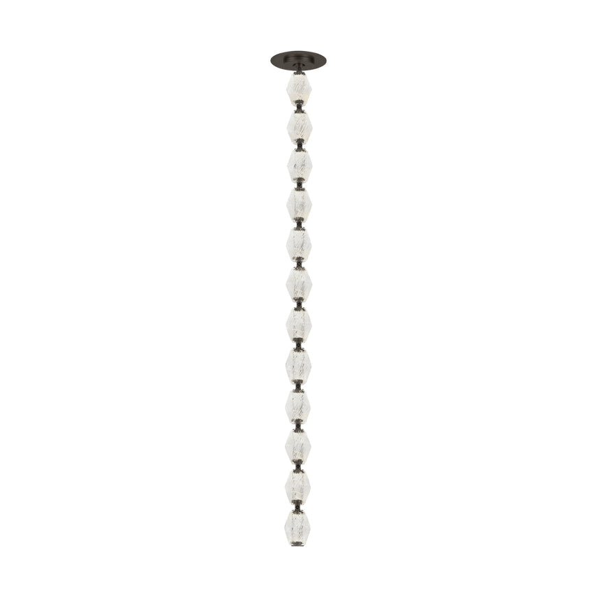 Collier 36 Sloped Ceiling Crystal Pendant by Visual & Comfort & Co