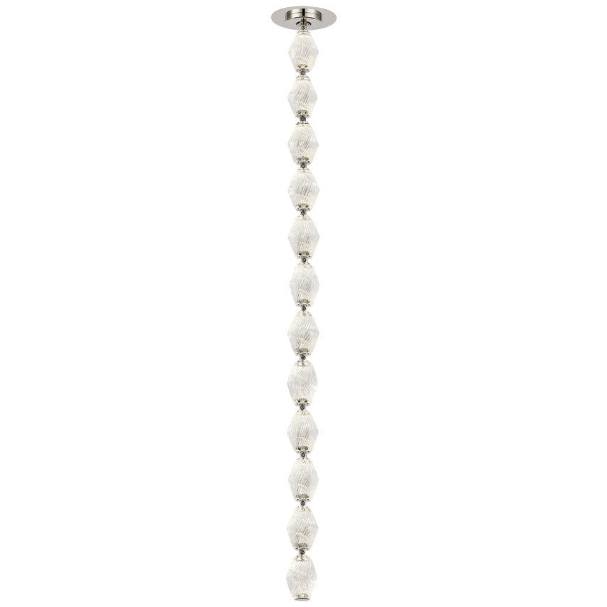 Collier 36 Sloped Ceiling Crystal Pendant by Visual & Comfort & Co