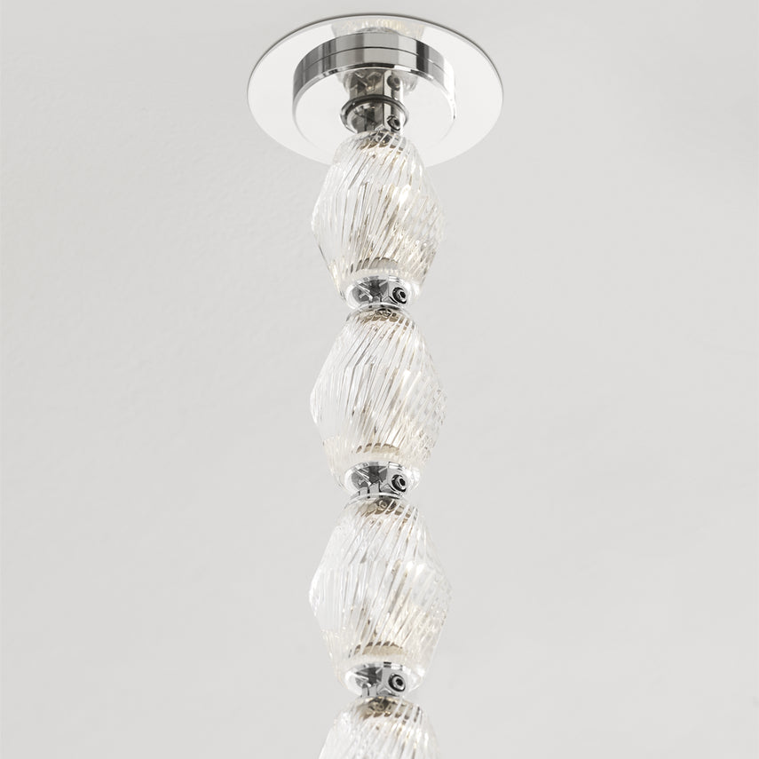 Collier 36 Sloped Ceiling Crystal Pendant by Visual & Comfort & Co