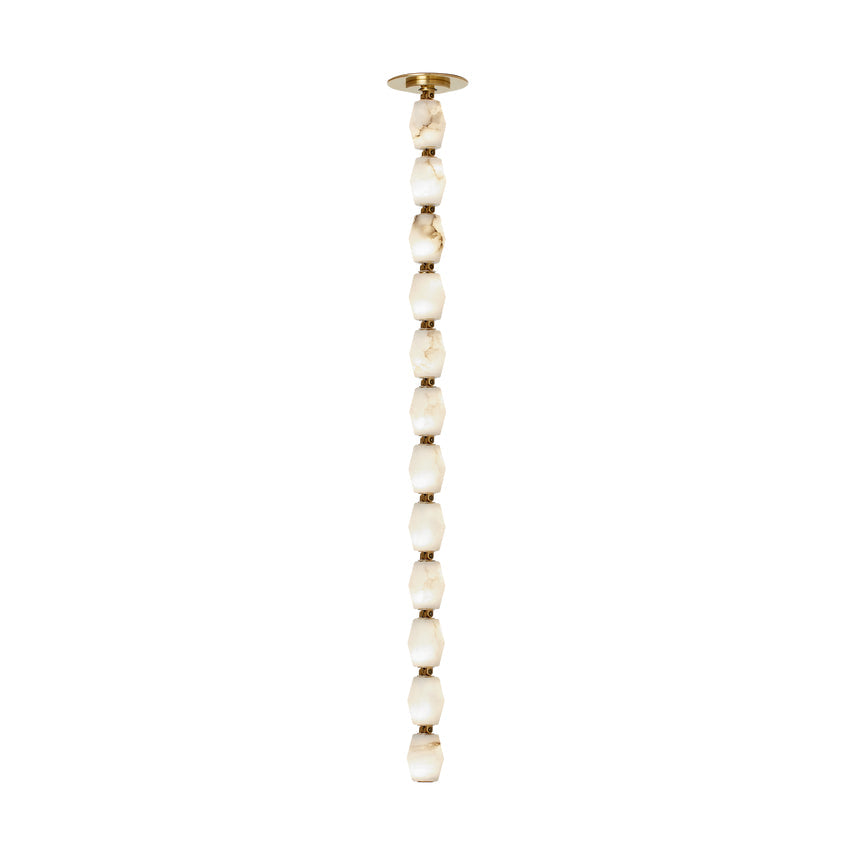 Collier 36 Alabaster LED Pendant by Visual & Comfort & Co