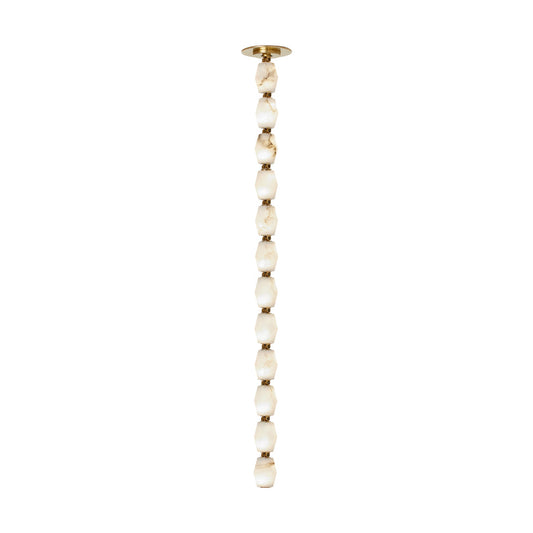 Collier 36 Alabaster LED Pendant by Visual & Comfort & Co