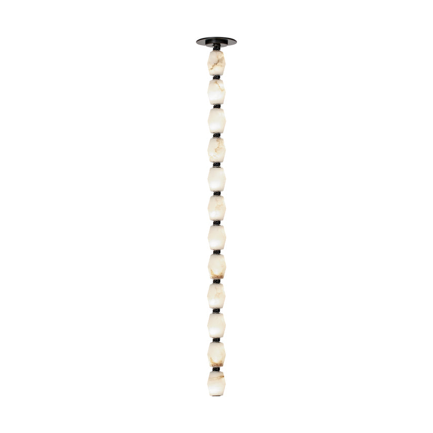 Collier 36 Alabaster LED Pendant by Visual & Comfort & Co