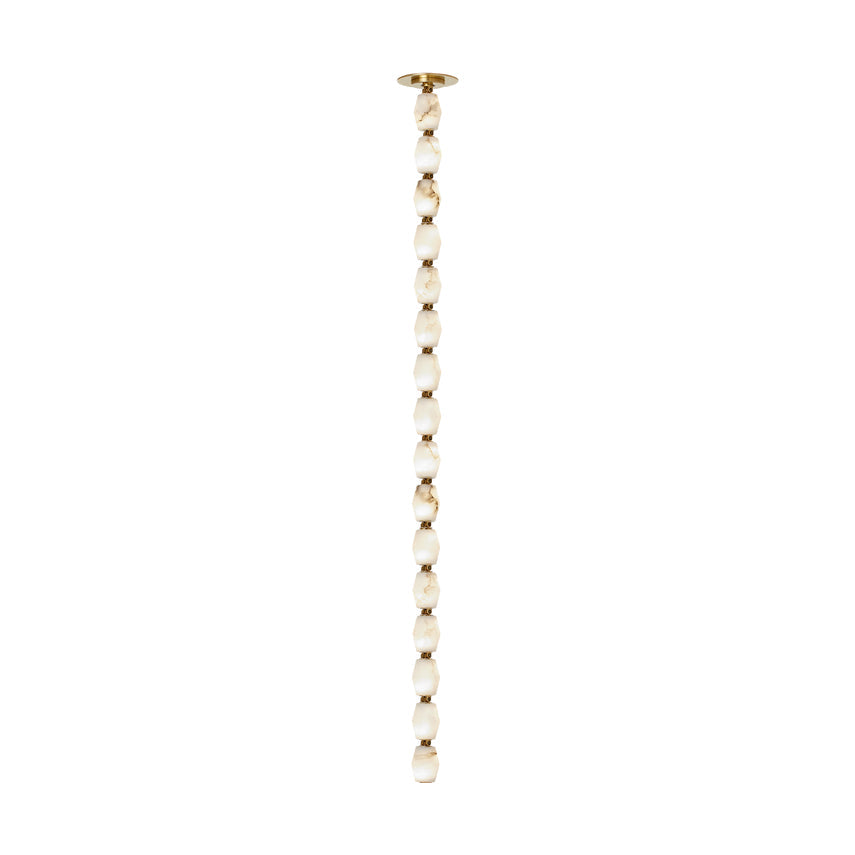 Collier 48 Alabaster LED Pendant by Visual & Comfort & Co