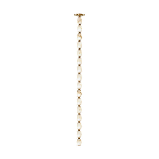 Collier 48 Alabaster LED Pendant by Visual & Comfort & Co