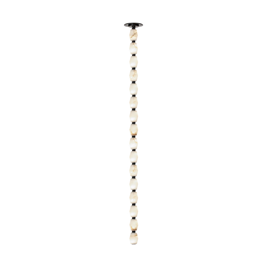 Collier 48 Alabaster LED Pendant by Visual & Comfort & Co
