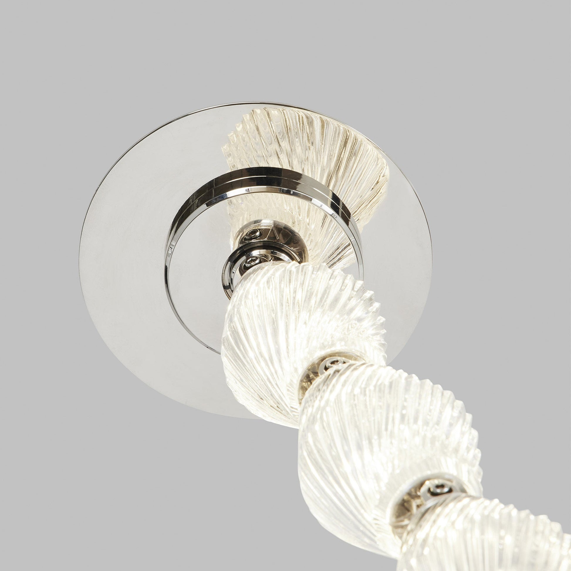 Czech Crystal Tiered LED Chandelier & Collier 84 by Visual & Comfort & Co