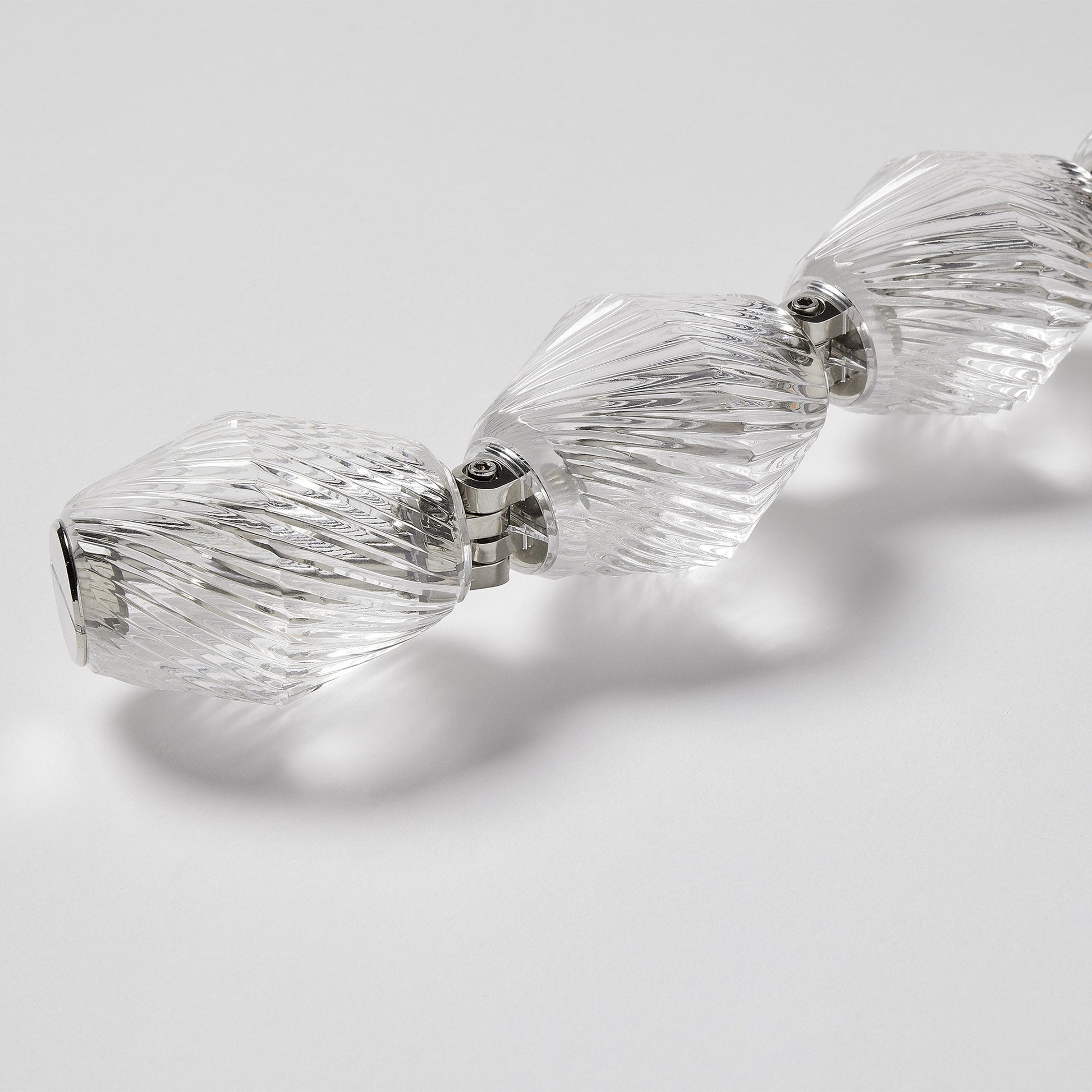 Czech Crystal Tiered LED Chandelier & Collier 84 by Visual & Comfort & Co