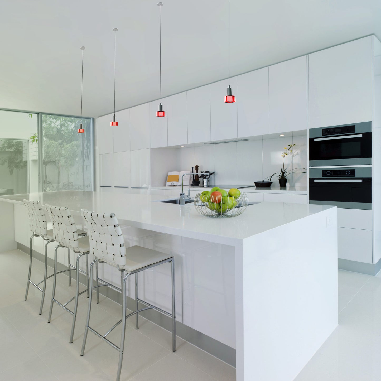 BlackJack Lighting Color Gel Pendant Light