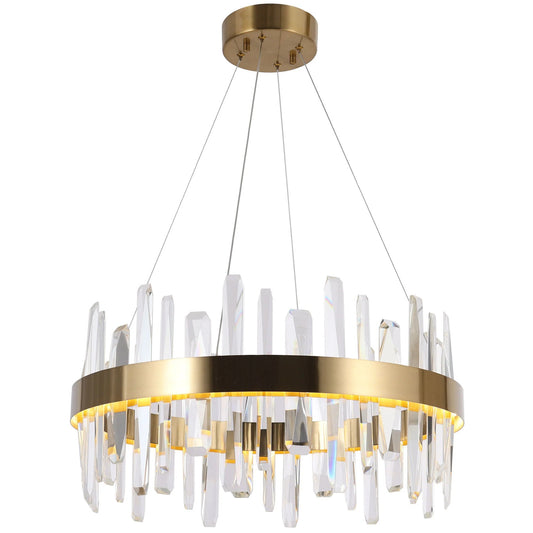 Combrocollia K5 Crystal Pendant Brass Ha04964 - LNC Home