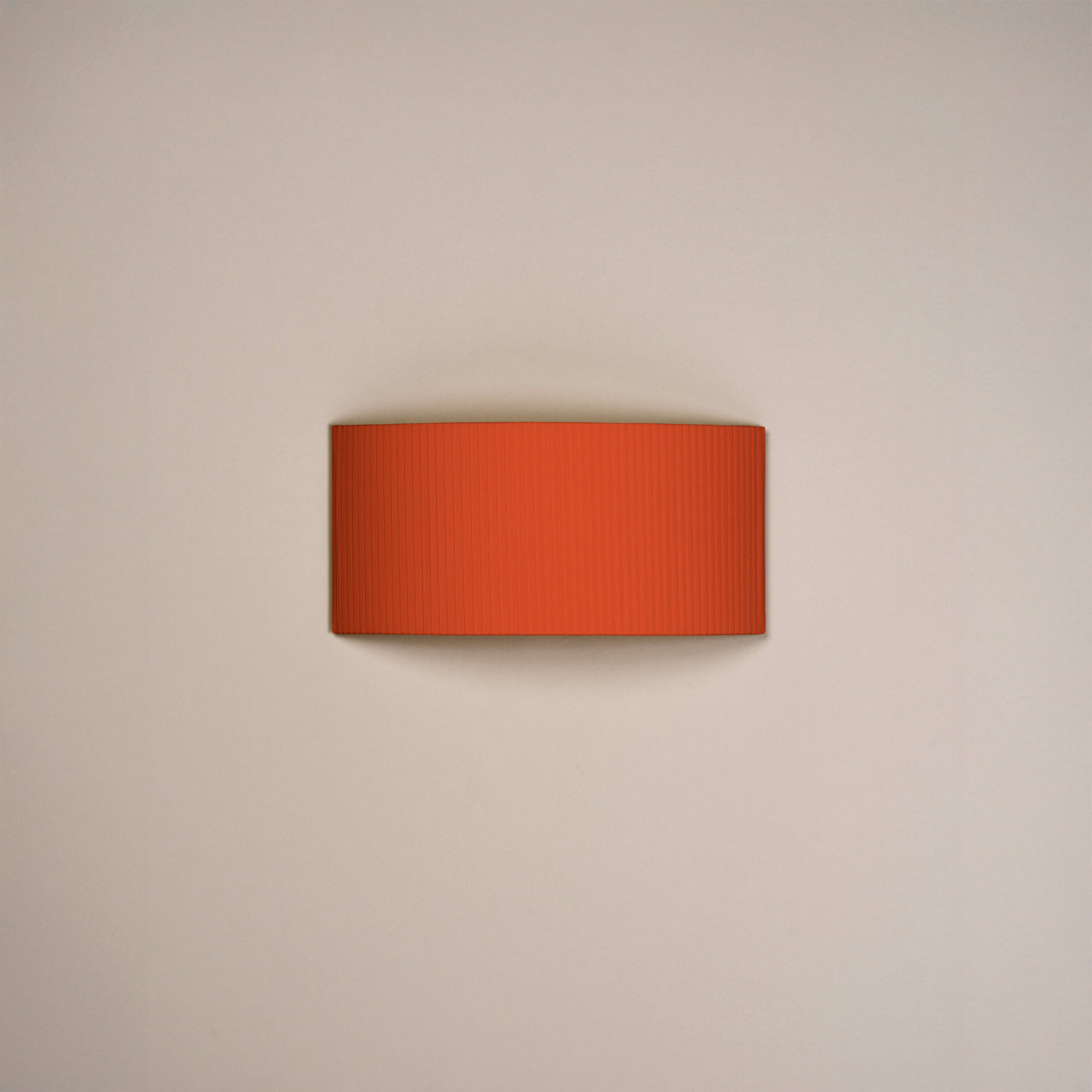 Contemporary Red-Amber Ribbon wall lamp for offices, hallways, hotels, and modern residential spaces