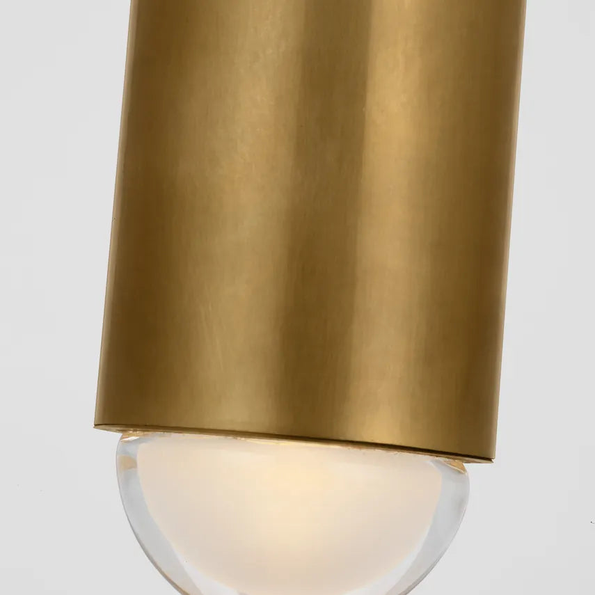 Ebell Hallway Entryway Brass Flush Mount 48 by Visual & Comfort & Co