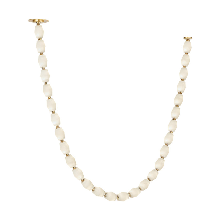 Collier 84 Alabaster LED Chandelier by Visual & Comfort & Co